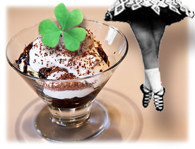 Chocolate Mousse with Irish Whiskey Carmel Sauce and Whipped Cream…      Or How Mary-Margaret learned to dance